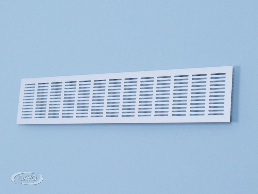 Gavo Ventilatiestrip aluminium extrusie 100 mm bruin RAL 8022