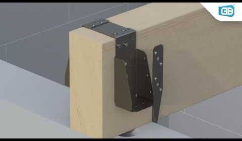 GB balkdrager S-DB 100x250 verzinkt | 1 stuk 17209688 - Foto 3