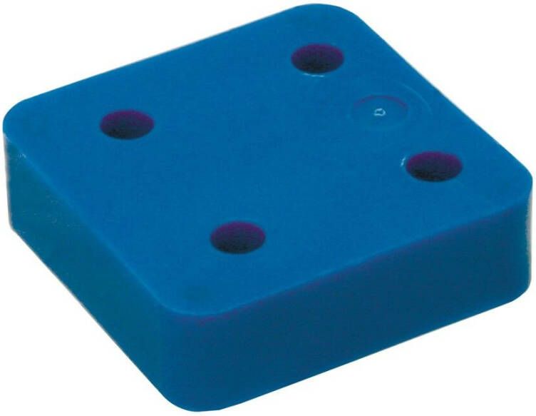 Gb Drukplaat zonder sleuf blauw 20 70x70 KS
