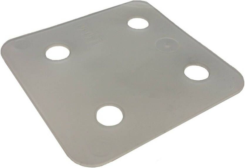 Gb Drukplaat zonder sleuf transparant 1 70x70 K