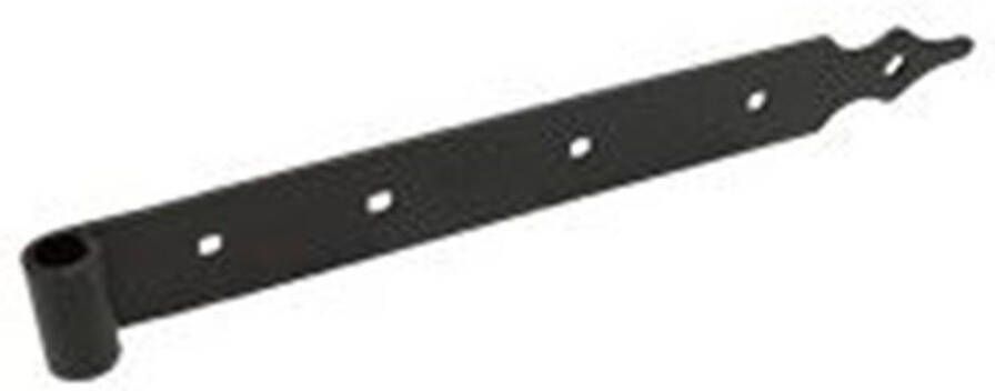 GB heng 1200x45x5 pendia Ø16 vierkant Rustica epoxy zwart etiket | 10 stuks 17343423