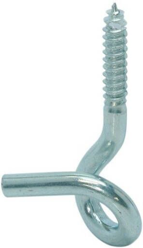 GB Krulhaak houtdraad HT8 85 120x20 Ø8 85 RVS A2 | 10 stuks 80050028