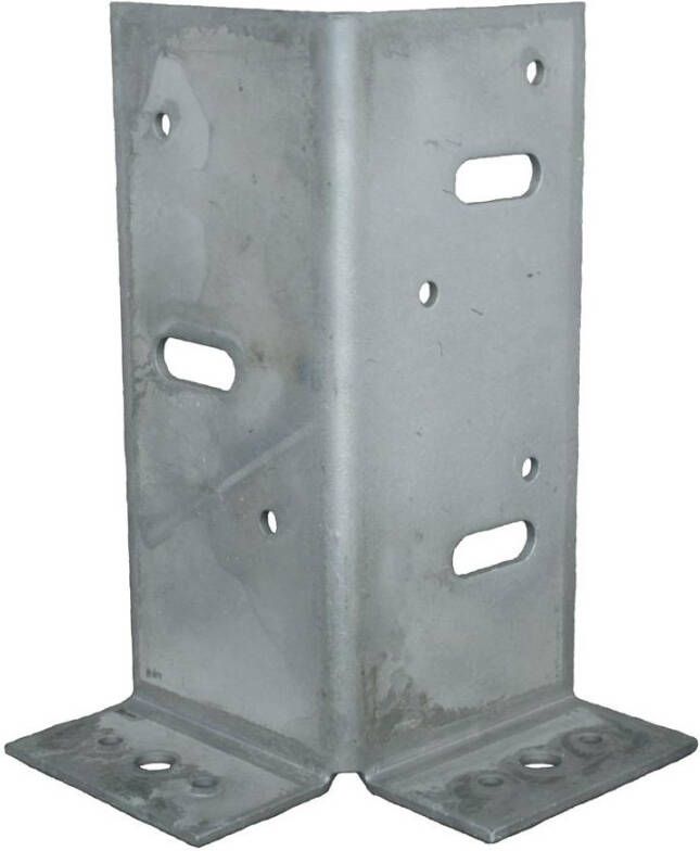 GB paalhouder type A 2 lippen 70x70x145mm zink magnesium | 20 stuks 73571