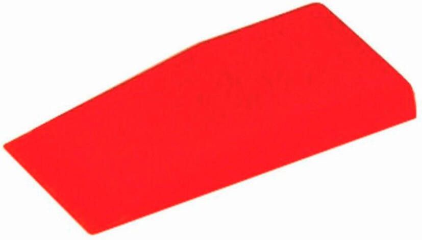 Gb Stelwig kunststof rood 40x23mm (500)