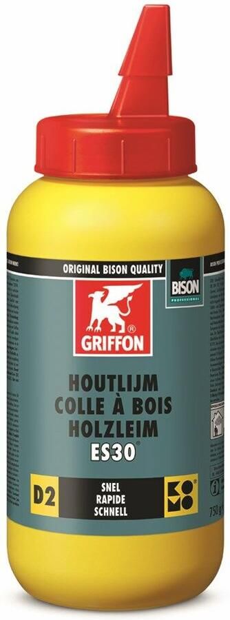 Mtools Griffon Houtlijm ES30 Flacon 750 g NL FR DE |
