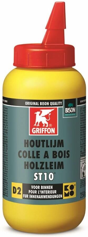 Mtools Griffon Houtlijm ST10 Flacon 250 g NL FR DE |