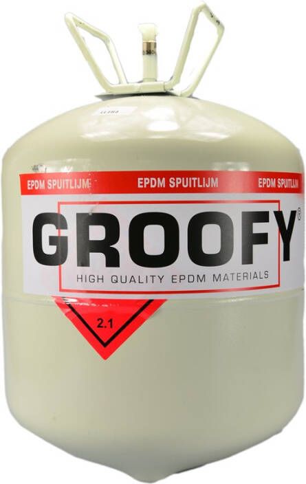 GROOFY epdm spuitlijm drukvat (17kg)