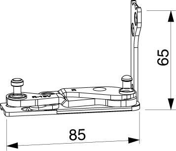 Maco hoeklager vv150 gv ls
