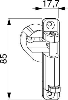 GYZS Schaarlager to hout 18 12 v= 9 rs 130kg zil