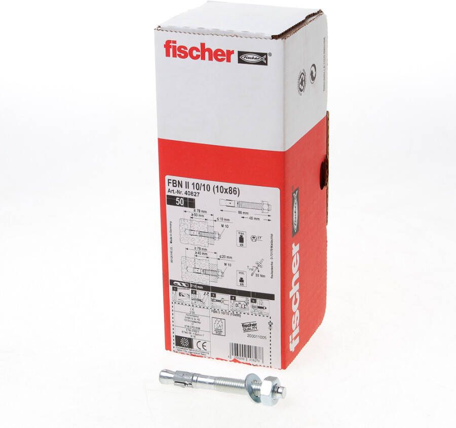 Fischer FBN II 10 10 (10X86) 50 St 40827