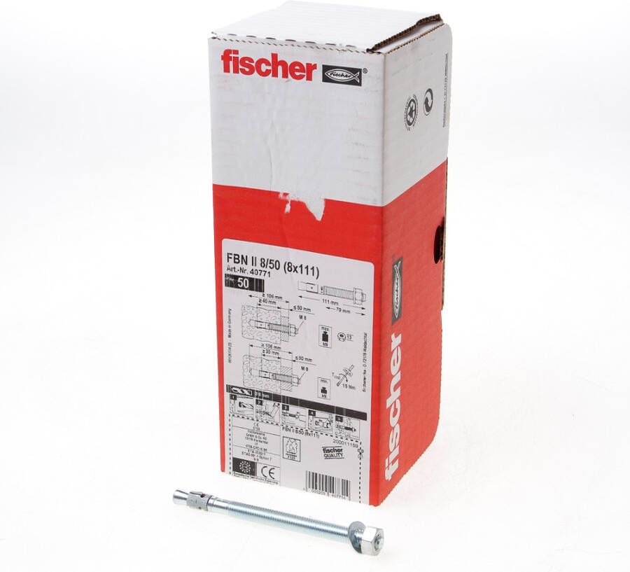 Fischer FBN II 8 50 (8X111) 50 St 40771