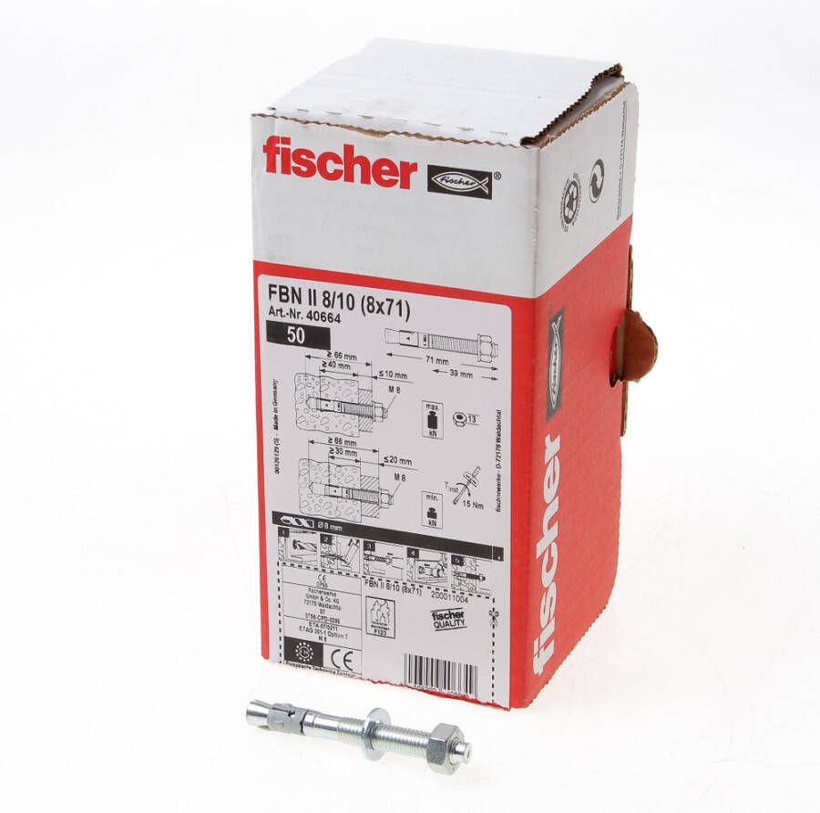 Fischer FBN II 8 10 (8X71) 50 St 40664