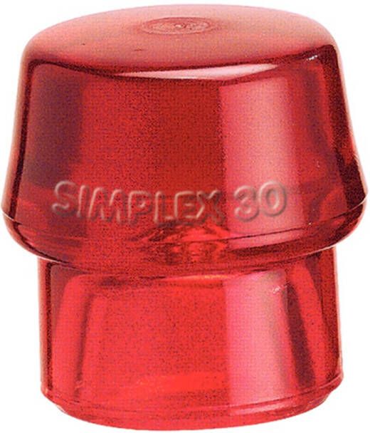 Halder Kunststofhamerkop | hoofd-d. 50 mm | plastic rood hard | 1 stuk 3206.050