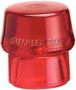 Halder Kunststofhamerkop | hoofd-d. 50 mm | plastic rood hard | 1 stuk 3206.050 - Thumbnail 1