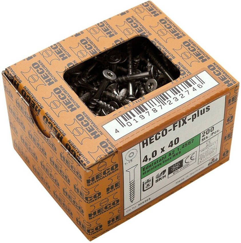 Heco SPNPL.SCHR.A2.TX.PK 4.0X60 200