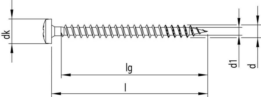 Heco SPNPL.SCHR.BP.PZ.CK 4.5X20 200