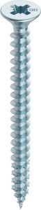 Heco Spaanplaatschroef HFP 6 x 70 PK PZD voldraad verzinkt blauw 200 stk 15560