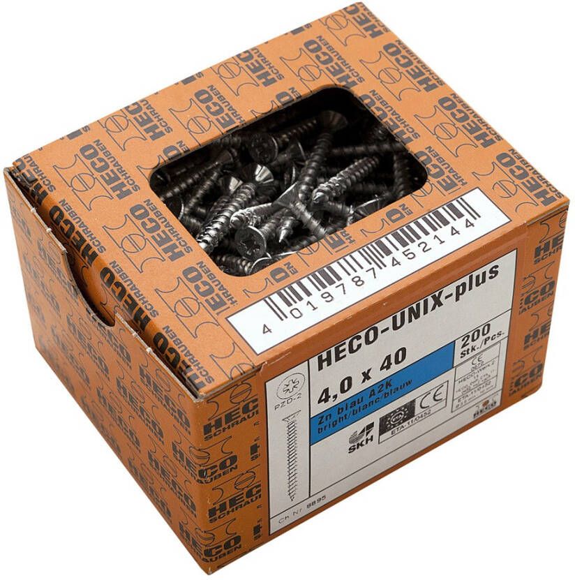 Heco SPNPLS.UNP.BP.PZ.PK 4.0X30 200