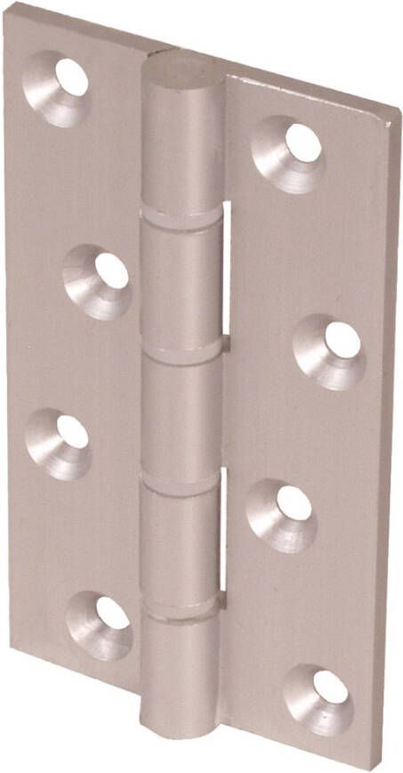 Henderson 403 2-Scharnier 100x55 aluminium geanodiseerd