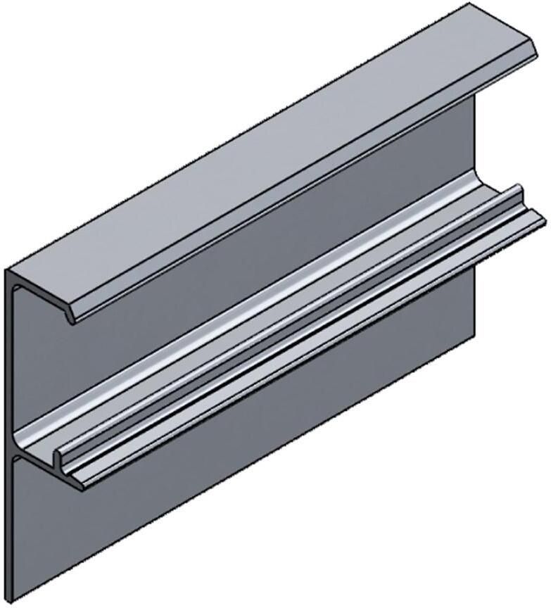 Henderson F134N 2000-Klikkap aluminium geanodiseerd 2000mm