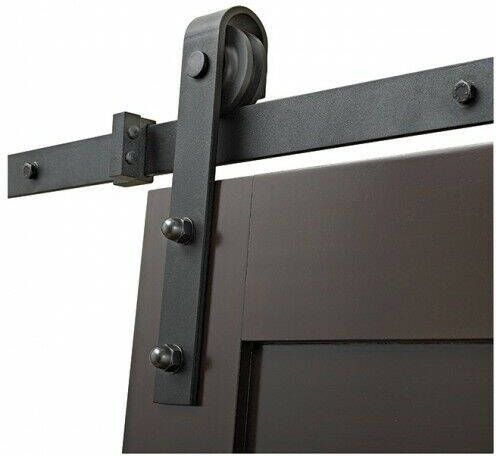 Henderson Schuifdeurbeslag Rustic zwart 3000mm R80 30.