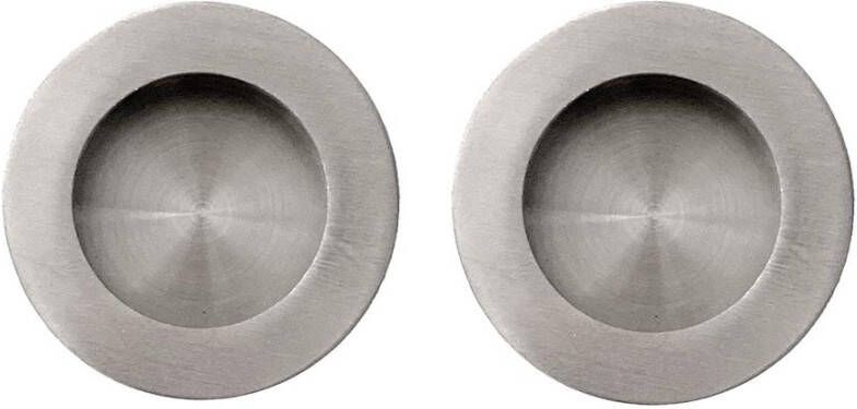 Henderson Schuifdeurkom inlaat rond 50mm rvs(2) 385 SS