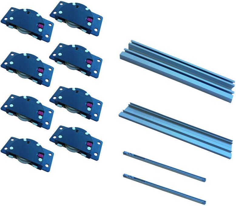 Henderson Slidelite50 schuifdeursysteem set voor kastdeuren 1800 mm