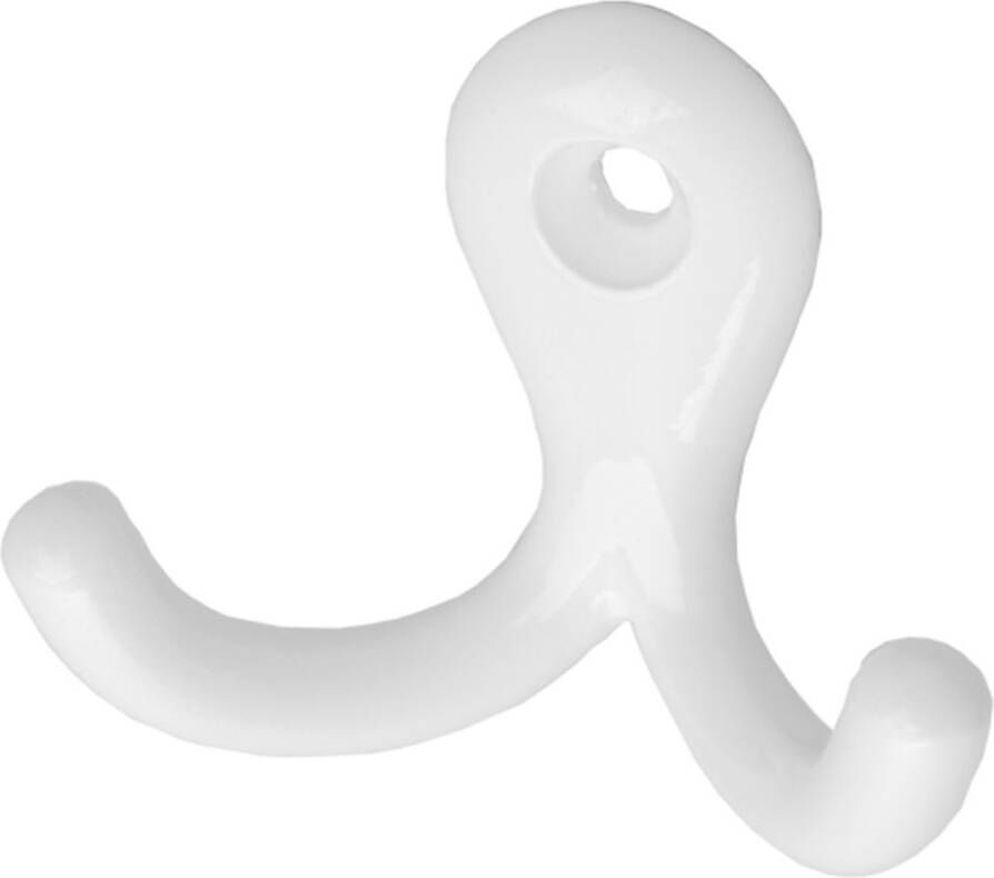 Hermeta HANDDOEKHAAK DUBB.WIT 0560-79E