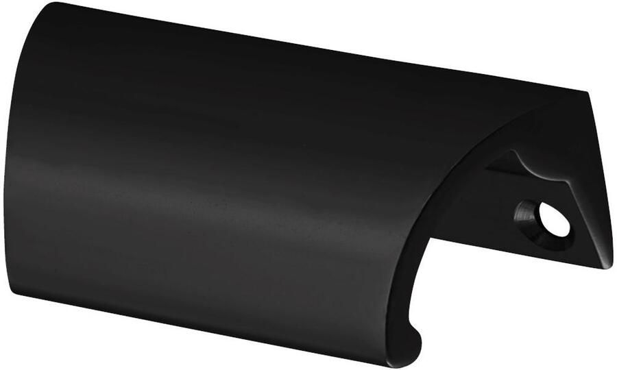 Hermeta GREEP V. LA 70MM OPSCHR. MAT ZWART