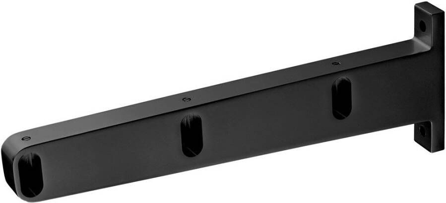 Hermeta STEUN LINKS GARDELUX-1 MAT ZWART (1110)