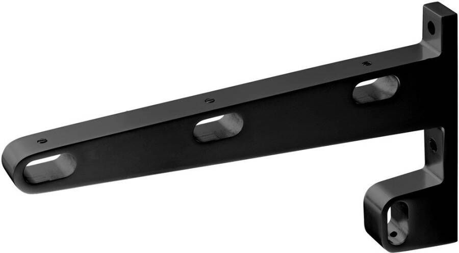 Hermeta STEUN MIDDEN GARDELUX-1 MAT ZWART (1142)