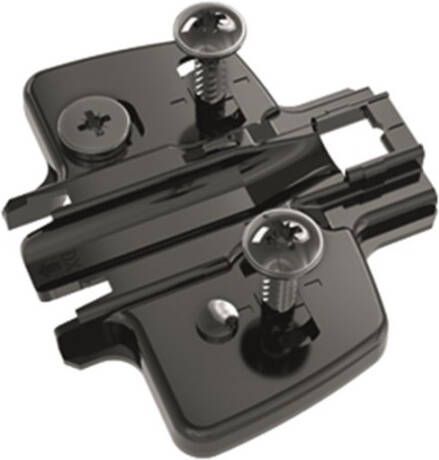 Hettich Montageplaat ' Direkt' zwart D = 1 5mm dia 5x7 5