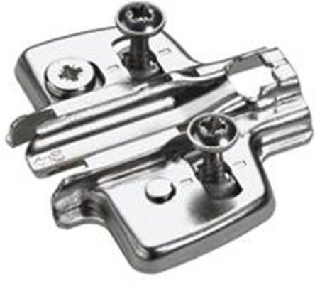 Hettich Montageplaat met 5mm plug en spec. schroeven D = 0 0mm