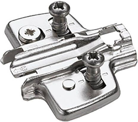Hettich Montageplaat met euroschr. D = 0 0mm