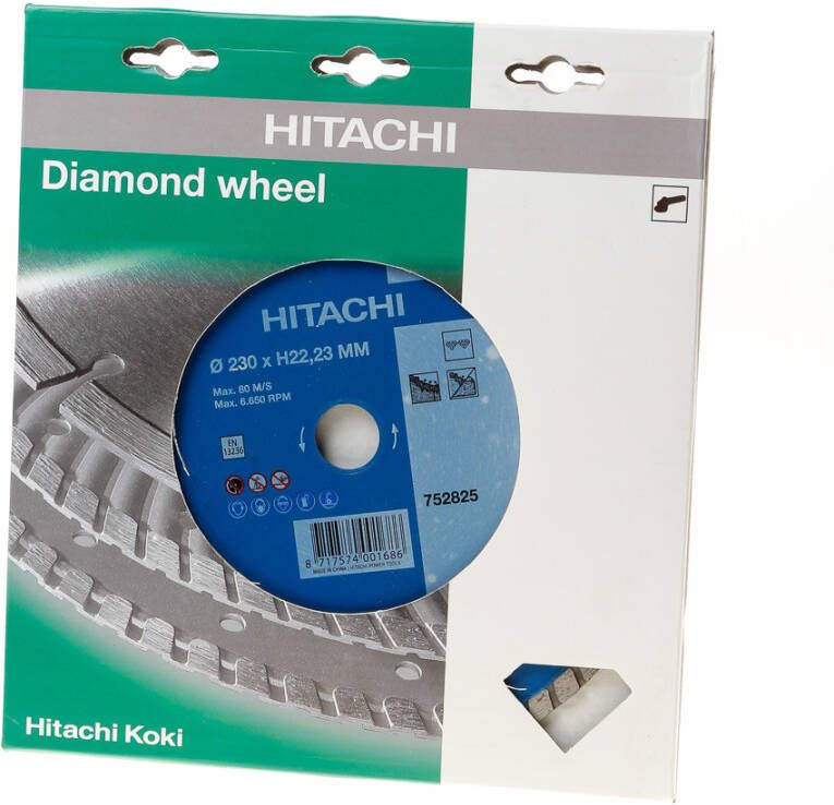 Hikoki Accessoires Diamant Zaagblad 230X22 2X6Mm Type Turbo Vlak 752825