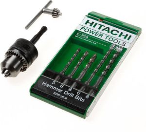 Hikoki Hitachi Borenset sds-plus inclusief boorhouder en opname