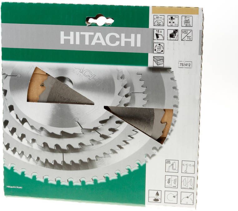 Hikoki Hitachi Cirkelzaagblad 165X30 20 Z18