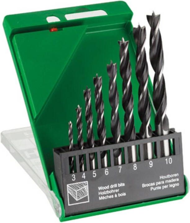 Hikoki Accessoires Cassette 8-Delig Hout Spiraalboren (3-10Mm) 781982