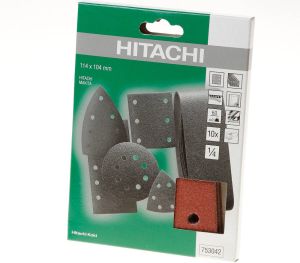 Hitachi Schuurpapier 114X104Mm K60 (10 St) (Oud 750876)