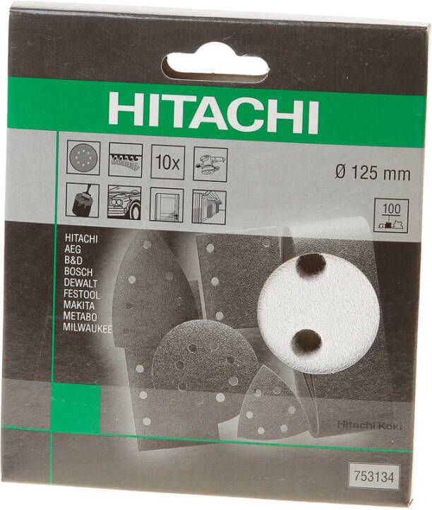 Hikoki Accessoires Schuurpapier 93X230 K100 (10 St) (Oud 879373) 753034