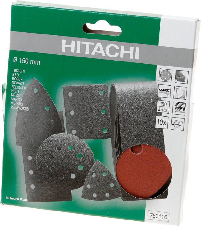 Hikoki Accessoires Schuurschijf D.150 K150 (10 St) 753116