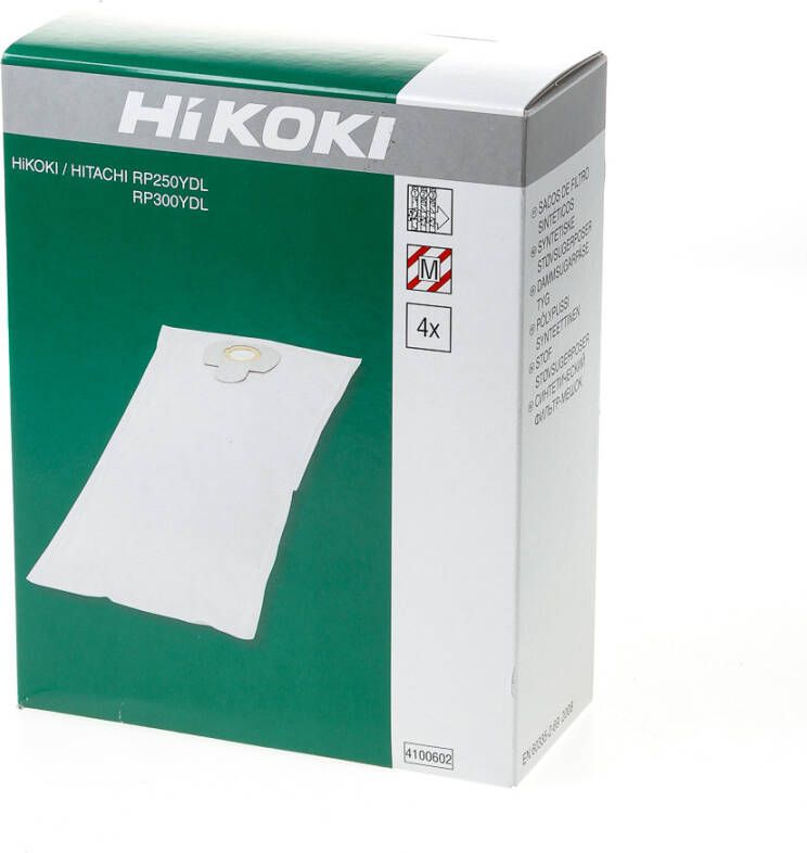 Hikoki Accessoires Syntetische stofzak RP250YDL RP300YDL (4 stuks) 4100602