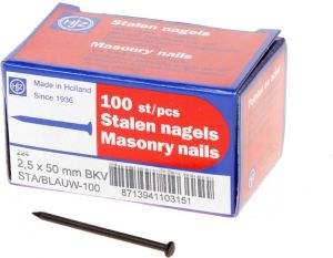 Hjz Stalen nagel bb 50x2.5 (100)