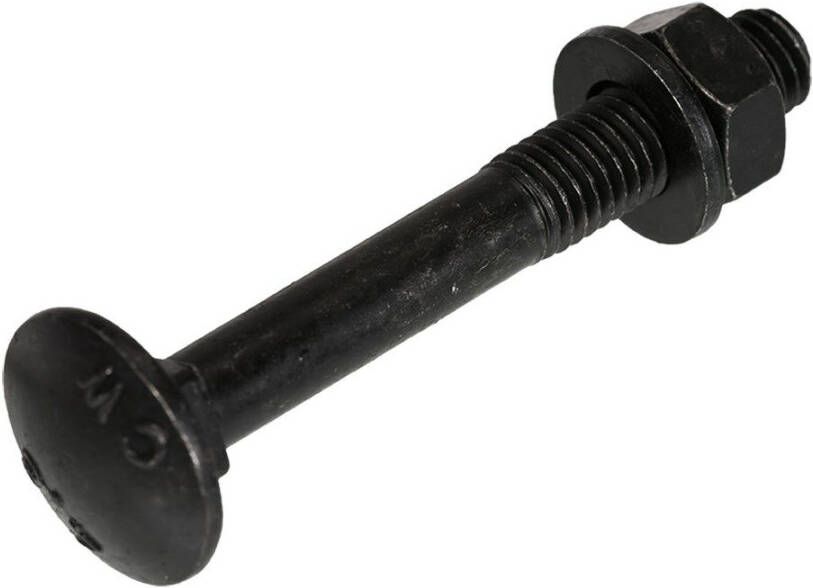 Blackline Slotbout+Moer+Sluitring Hcp Zwart M8X40 | 25 stuks 6904.11.18040