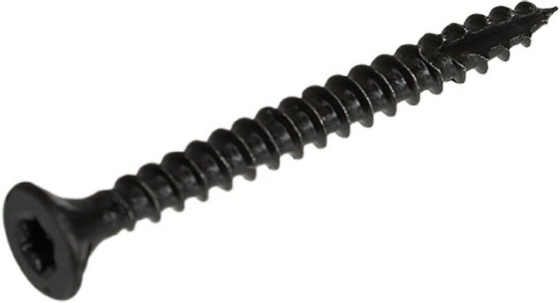 Blackline Spaanplaatschroef Hcp Zwart Pk Torx TX20 +Snijpunt 4.0X20 | 100 stuks 6904.20.14020