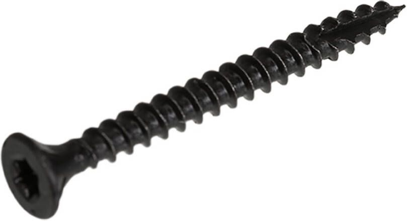 Blackline Spaanplaatschroef Hcp Zwart Pk Torx TX20 +Snijpunt 4.0X35 | 100 stuks 6904.20.14035