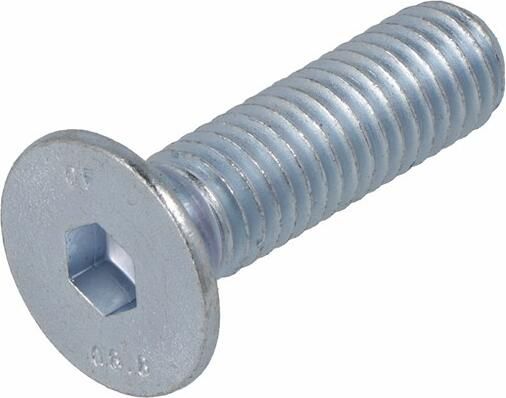 Hoenderdaal Fasteners Hoenderdaal Binnenzeskantbout Vz 8.8 Pk Ib-5 Din7991 M8X45 | 100 stuks 2170.11.61801 - Foto 2