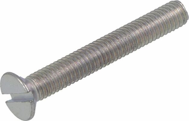 Hoenderdaal Fasteners Hoenderdaal Metaalschroef Vz Pk Zs Din963 M8X80 | 100 stuks 1601.01.62401 - Foto 2