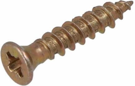 Hoenderdaal Fasteners Hoenderdaal Spaanplaatschroef Glvz Pk-5Mm PZ1 3.0X20 | 200 stuks 0263.02.13001