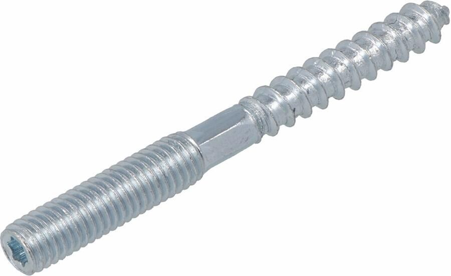 Hoenderdaal Fasteners Hoenderdaal Stokeind Vz 4.8 Sw-6 Torx TX25 M8X160 | 100 stuks 8651.01.63201